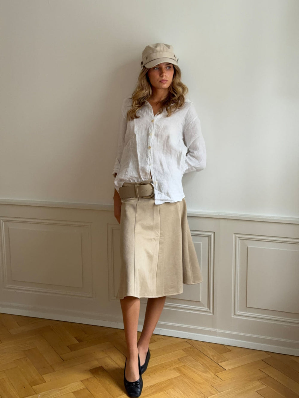 Lovisa linen shirt - white
