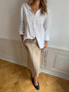 Lovisa linen shirt - white