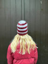 Zoe beanie - White/red