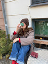 Fluffy beanie - Brown