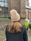 Fluffy beanie - Taupe