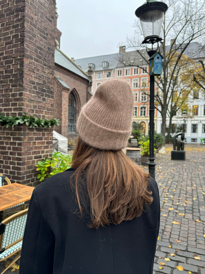 Fluffy beanie - Taupe