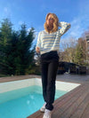 Aino linen pants - Black