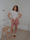 "Day dreamin´" satin pajamas shorts - Rose pink