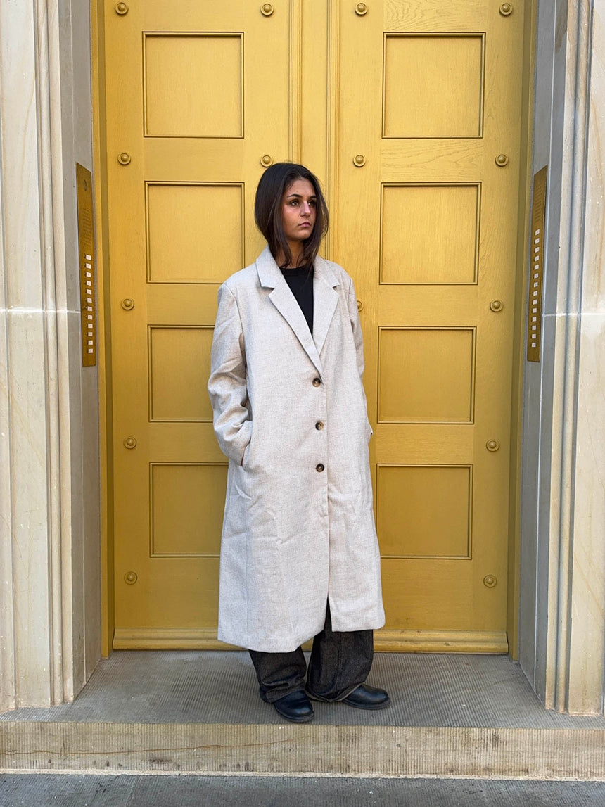 Ivana long coat - Beige