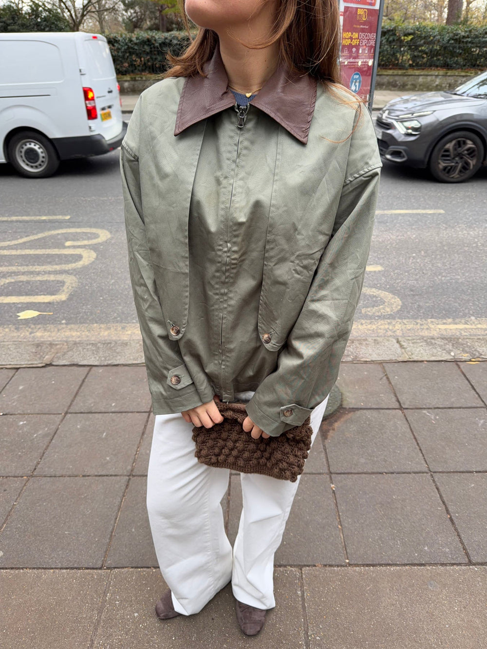 Jasmia jacket with details - Green