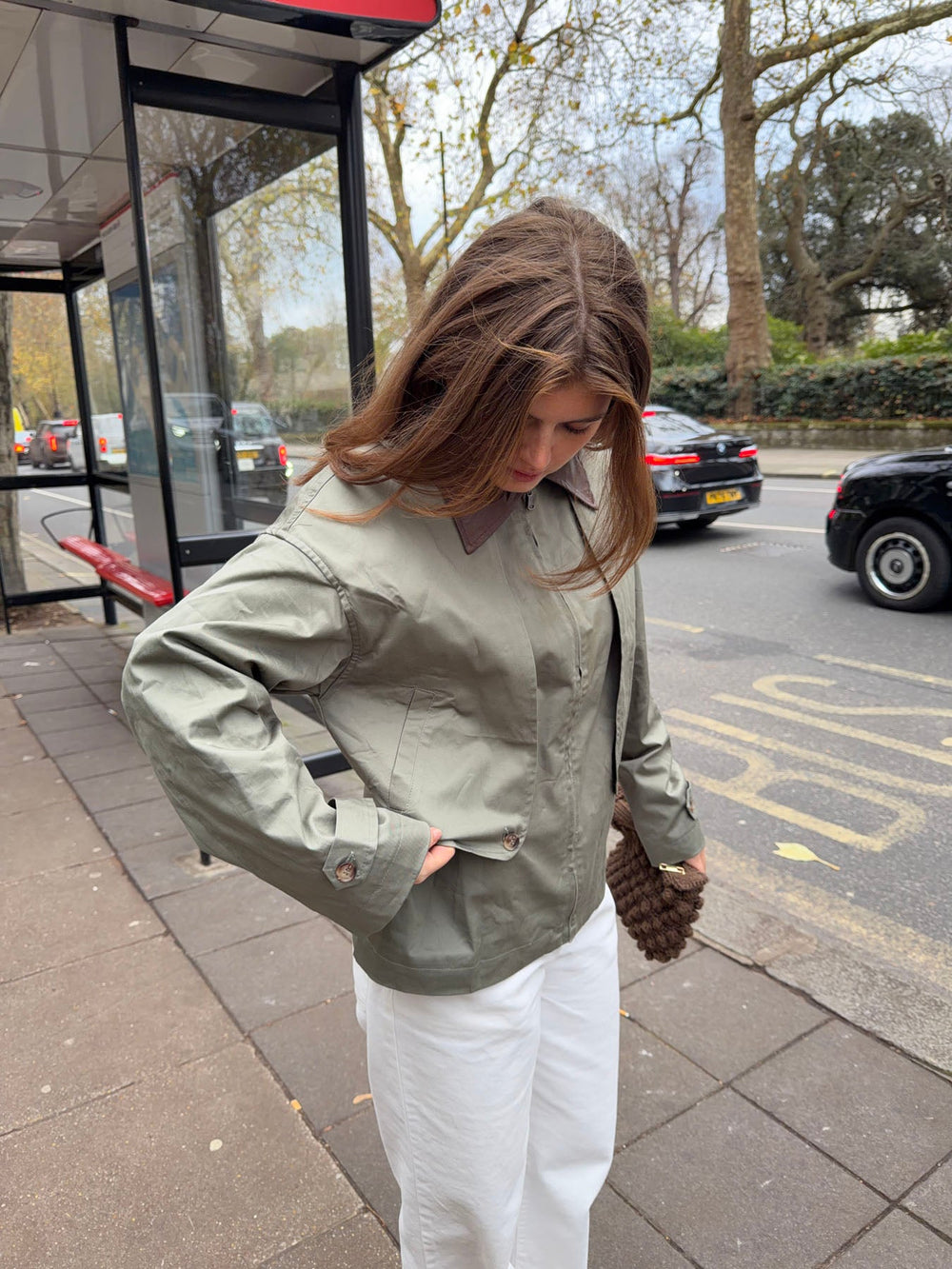 Jasmia jacket with details - Green