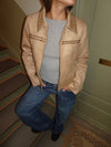 Camela jacket with studs - Beige