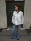 Dolly jacket with polka dots - White