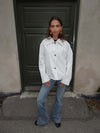 Dolly jacket with polka dots - White