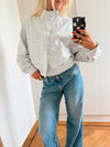 Scandivv jacket with checkers - White