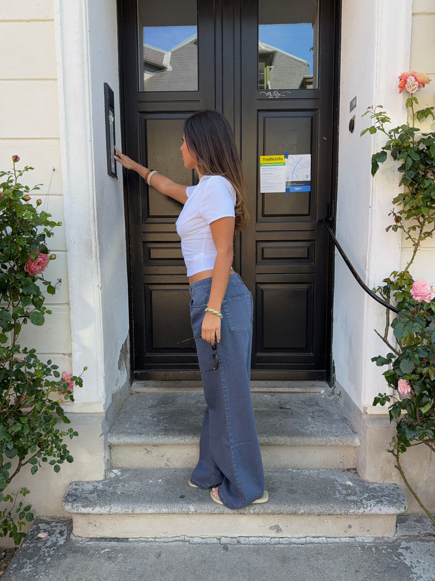 Audrine low waisted jeans - Navy