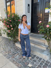 Audrine low waisted jeans - Navy