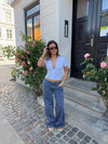 Audrine low waisted jeans - Navy