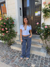 Audrine low waisted jeans - Navy