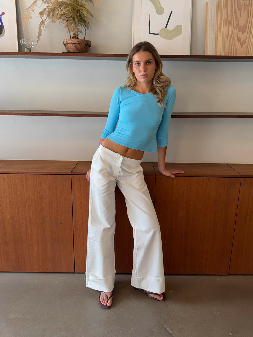 Siv jeans - White