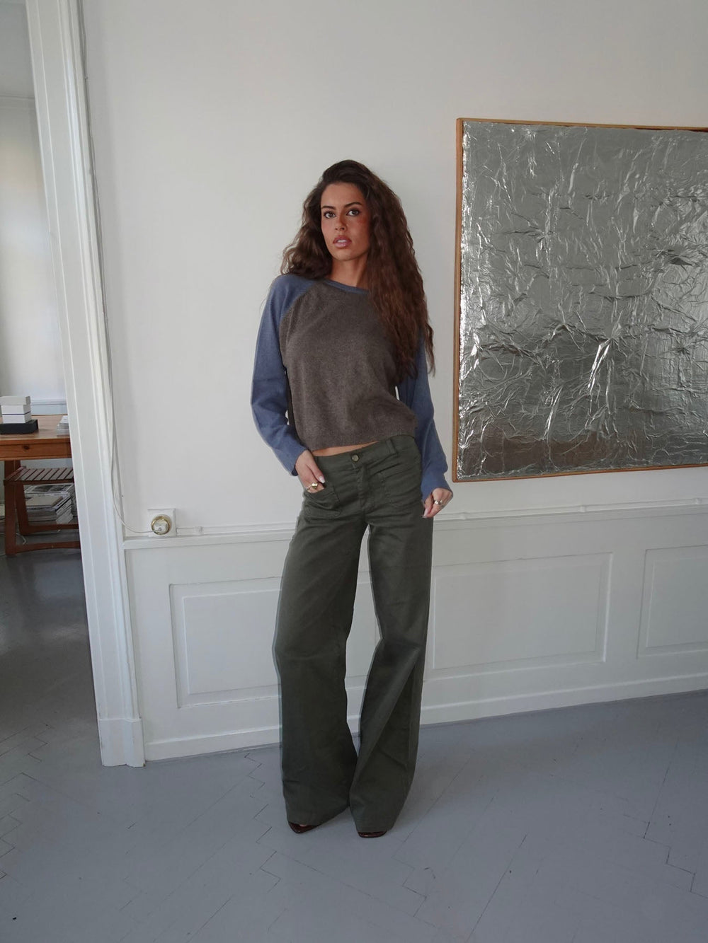 Riven jeans - Khaki