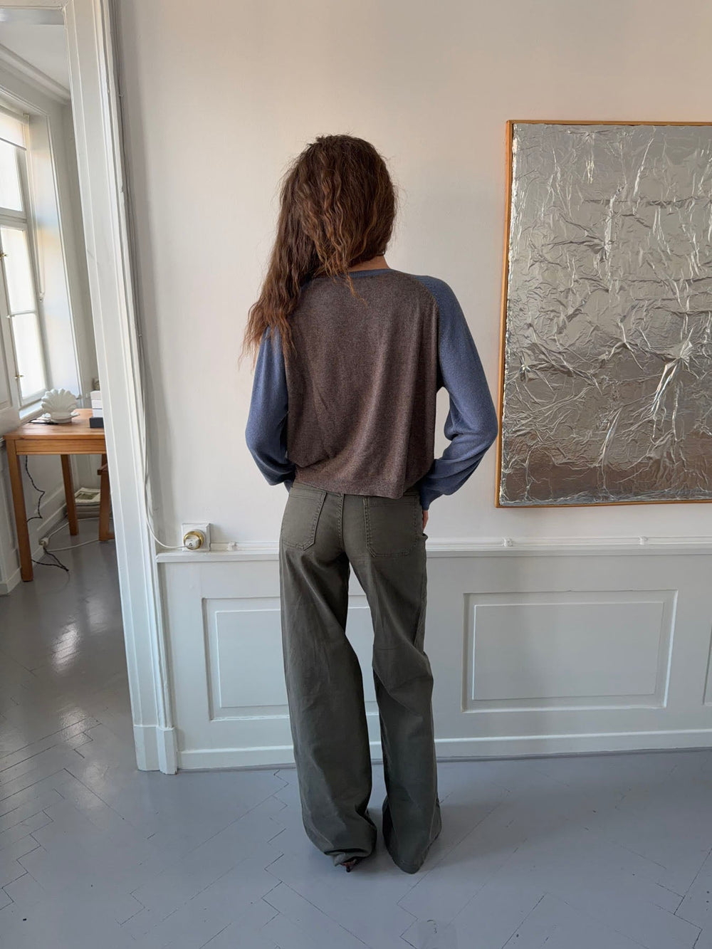 Riven jeans - Khaki