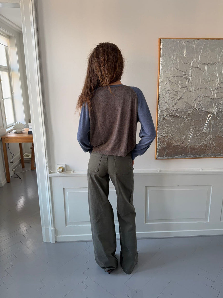 Riven jeans - Khaki