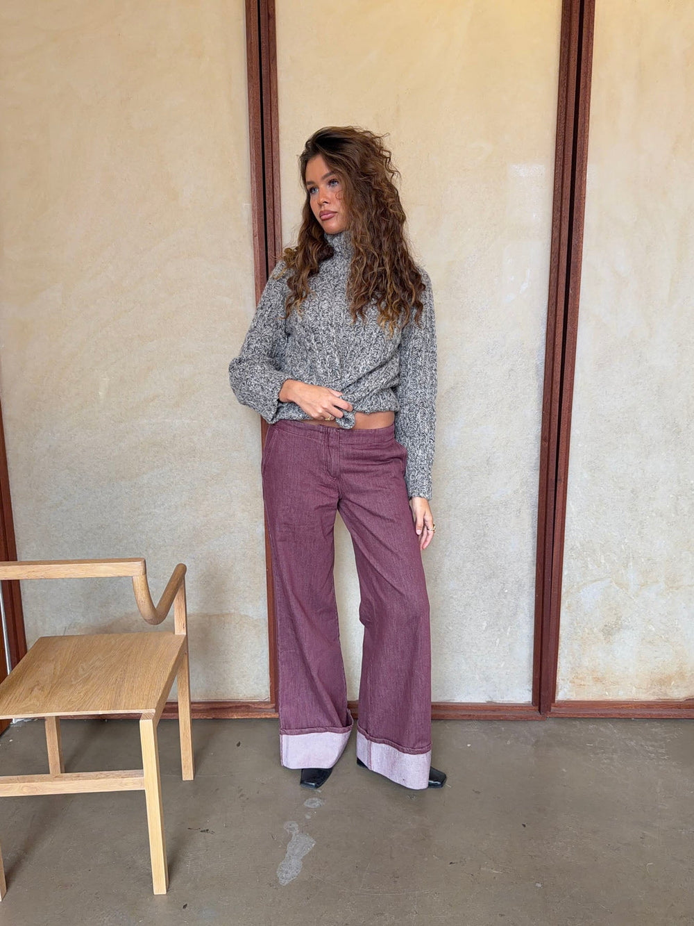 Siv jeans - Burgundy