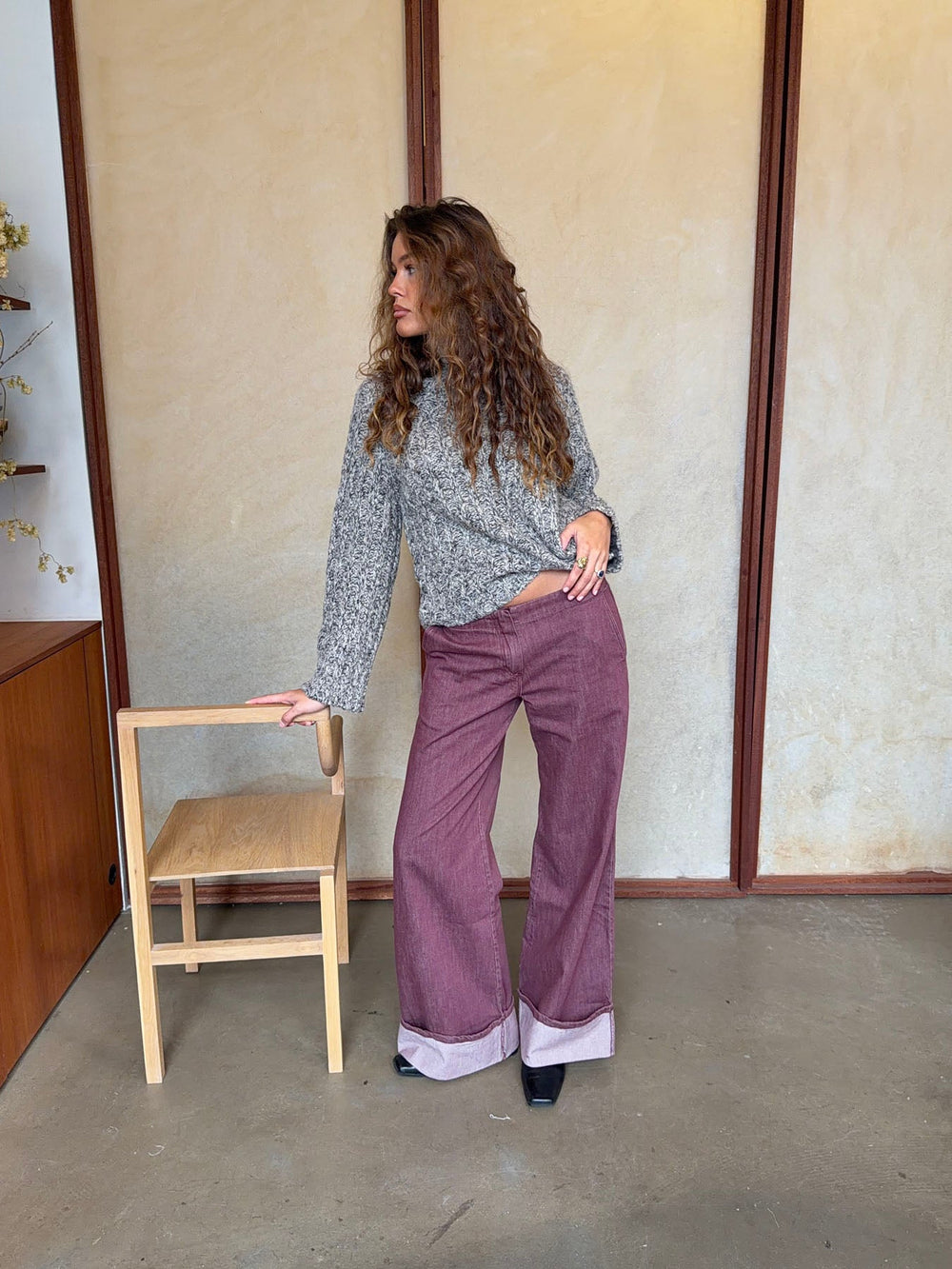 Siv jeans - Burgundy