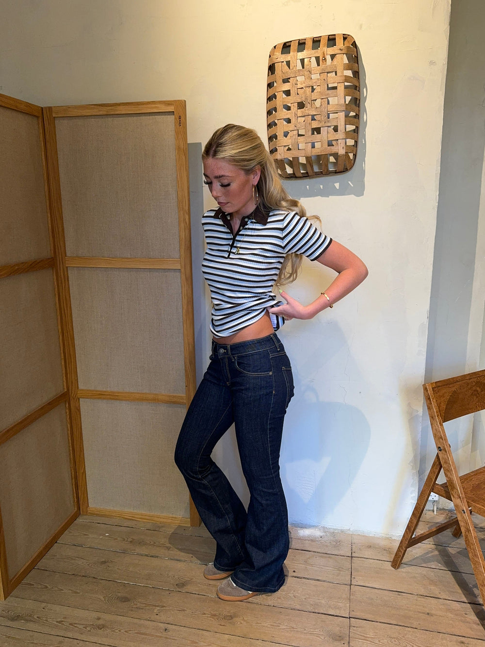 Senia bootcut jeans - Dark denim