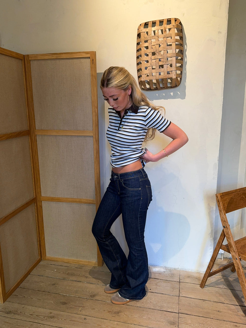 Senia bootcut jeans - Dark denim