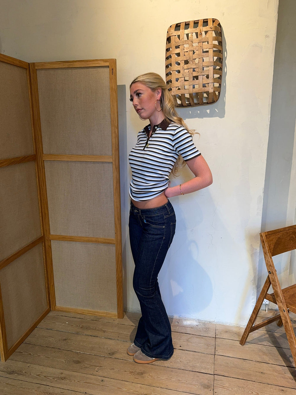 Senia bootcut jeans - Dark denim