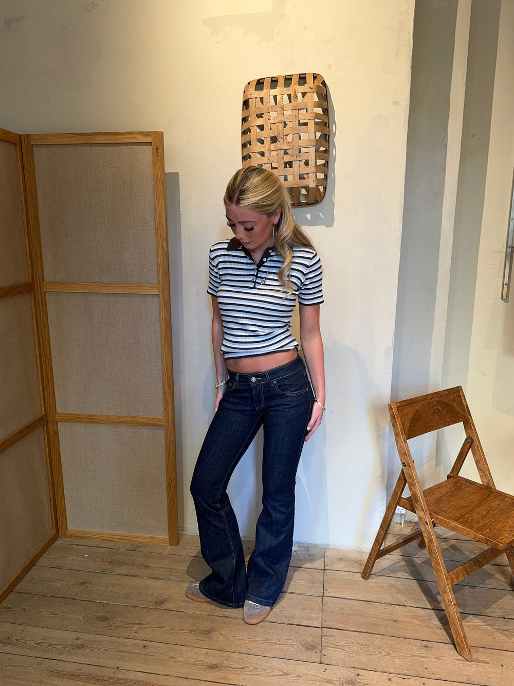 Senia bootcut jeans - Dark denim