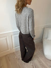 Audrey jeans - Dark brown