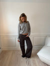 Audrey jeans - Dark brown