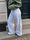 Lineana jeans with lace detail - White