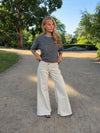 Hedda wide leg jeans – Beige
