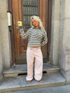 Tanija jeans with ring details - Light pink