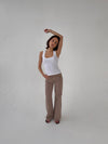 Lovia jeans - Taupe