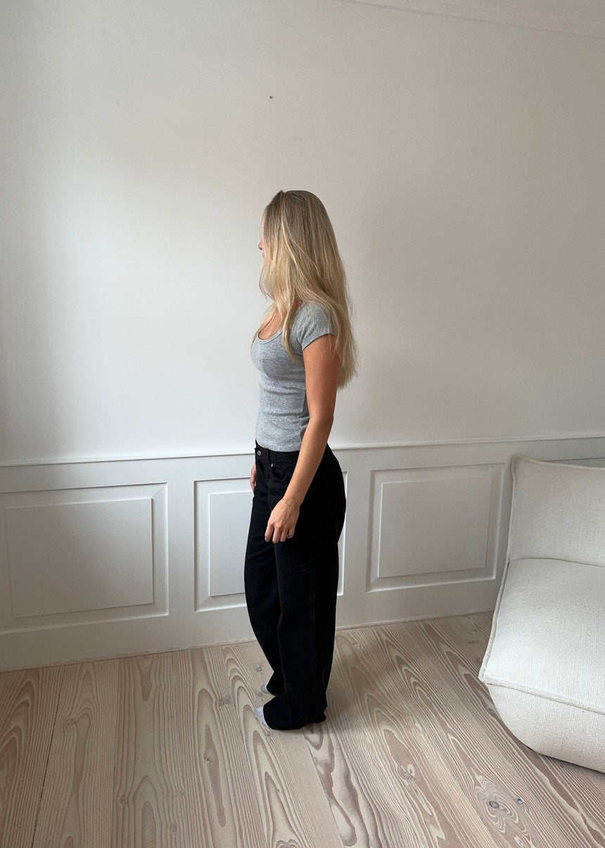 Tuva low waisted jeans - Black