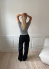 Tuva low waisted jeans - Black