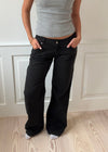 Tuva low waisted jeans - Black
