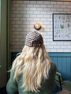 Madeline cap with med checkers - Multi colored