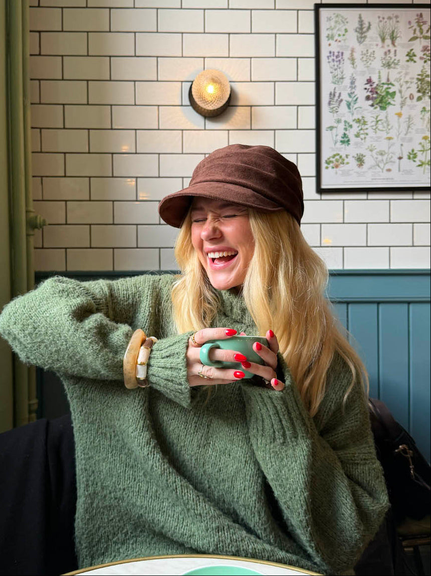 Gudrun cap - Brown