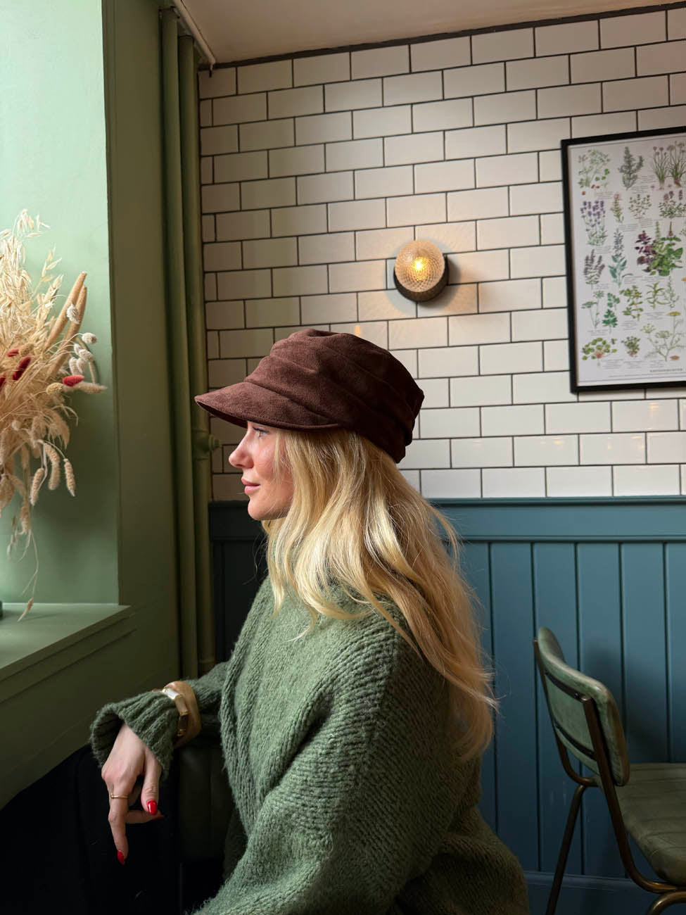 Gudrun cap - Brown