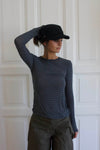 Myra cap with details  - Black