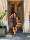 Lonie dress - Brown