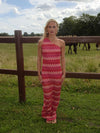 Evanthe patterned dress – Multi coloured