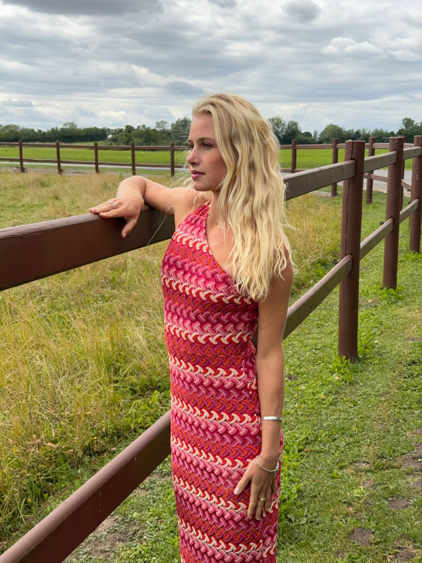 Evanthe patterned dress – Multi coloured