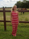 Evanthe patterned dress – Multi coloured