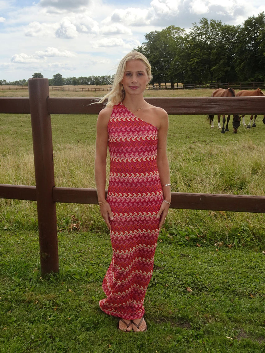 Evanthe patterned dress – Multi coloured
