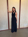 Redina dress with open back - Black