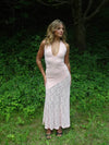 Tulla dress with lace - Light pink