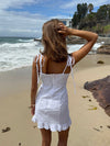 Johanne embroidery dress - White